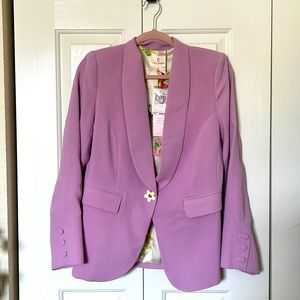 Julie Brown NYC Purple Blazer with beautiful detail